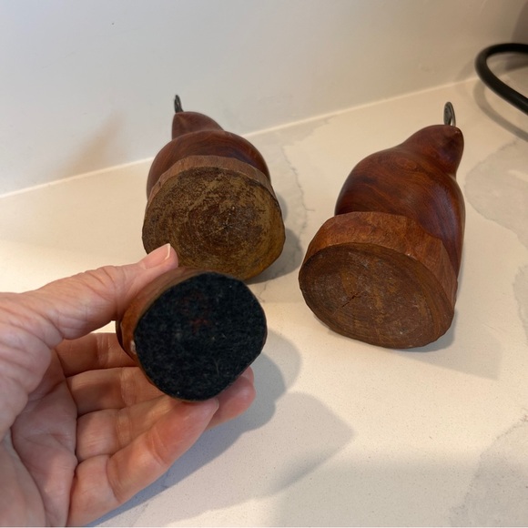 Trio of Vintage Hand Carved Ironwood Birds Signed - Picture 11 of 11